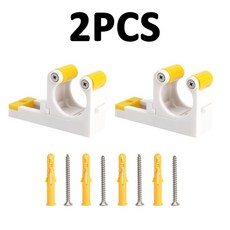 조절식 자전거 벽걸이 랙 실내 수직 산악 자전거 보관 디스플레이 스탠드 후크 주차 거치대 사이클링 액세서리, TCK-Yellow 2PCS