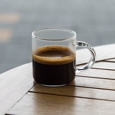 마카 내열 에스프레소잔 (Espresso Glass) 100ml, 1개, 투명