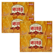 크라운제과 크라운 버터와플 540g x 4개