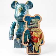 暴力熊拼圖系列 木質異形燒腦拼圖 十級高難度兒童禮物 桃園出貨, 暴力熊-梵高, 1個