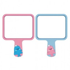 다설담 미니 화이트보드 양면 손잡이 4개입 학습 메모판, 상세페이지 참조