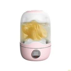 옷 속옷 미니 세탁기 무선 청소, 기본, 1. Pink