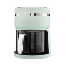 G-PLUS 樂透鍋 智慧玻璃氣炸鍋 GP-J02，透明可視，無油健康烹飪，多功能氣炸烘烤，觸控面板操作簡單, 綠色, GP-J02