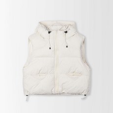 플레이블 후드 패딩 베스트_PD5WV507