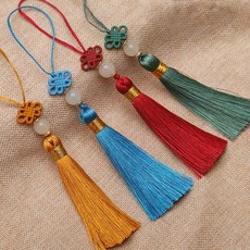 전통장식 선물 소품 홈 인테리어 미니 전통수술 노리개장식, 진청색(j)