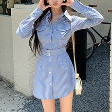 대박난박양 벨티드 셔츠 + 반바지 SET(세일)