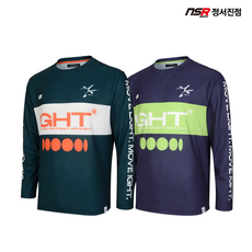NSR 클럽 아이트 메쉬 긴팔 티셔츠 자전거 라이딩 MTB 남성 기능성 상의
