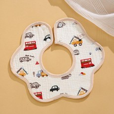 데이희 엄마턱받이 침받이 띠침받이, 1개, 작은 자동차