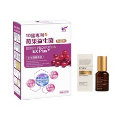 東華堂 專利莓果益生菌私密粉3gx30包*3【贈】JDST珍朵絲特 PDRN潤澤青春精華液30ml*1, 3g, 90個