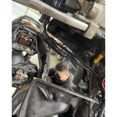 Powerfull 白鐵雙油門線 - 適用於二代勁戰 三代勁戰 四代勁戰 五代勁戰 - 噴射油門線/節流閥線, 1個, 黑色,二 三代勁戰 噴射雙油門線適用