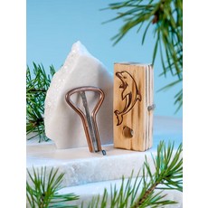 Shamanicshop The Dolphin Harp (휴대용 케이스) - 초보자 도구 탁월한 사운드 품질로 수작업으로 제작 오리지널 러시아 Maultrommel (조 하프