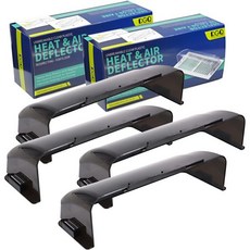 DGQ 내구성 없는 공기 차단기 8인치에서 12인치 검정색 조절 가능한 열 및 환기 자석 바닥 환기구 벽면 측면 천장 환기구용 4개 묶음, DGQ 내구성 없는 공기 차단기 8인치에서 12인치 검