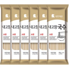 곰표 쫄깃한 소면 내고향국수, 450g, 6개
