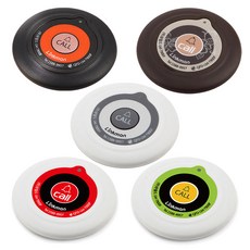 호출벨 무선 슬림형 LM-T900F 식당 병원 요양원 업소용 요식업체 비상 콜벨 링크맨, 1개, 화이트그린