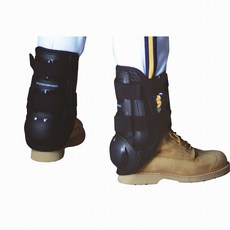 KOMINE 摩托車騎士護踝，透氣舒適，可調節鬆緊，安全防護, 黑色, 1個