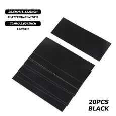 20/50/100pcs 18650 PVC 열 수축 랩 프리 컷 절연 포장 슬리브 튜브 배터리 필름 케이스, 04 100Pcs