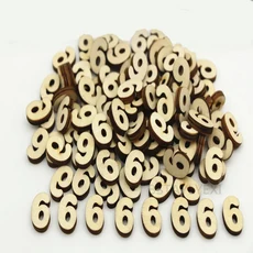 208pcs 8set 26 영어 알파벳 문자 나무 번호 가구 장식 예술 편지 디지털 디스플레이, 18 number 6, 01 10mm--15mm 208pcs