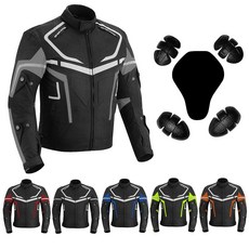 Hive Moto 남성용 오토바이 재킷 방수 CE 장갑 바이커 남아용 코트 보호 코듀라 직물 오토바이 재킷 회색. 3X-라지 414583, 회색