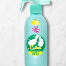 온더바디 발을씻자 코튼 풋샴푸 레몬민트향 [용량] 허리 굽힐 필요 없는 간편 거품 분사로 발냄새 고민 완벽 해결, 1개입, 1개, 385ml