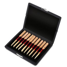 쿠잉테크 오보에 케이스 잠금장치 검은색 나무 클립 10PCS 클라리넷 클립 보관함 경량 및 안전, 1개