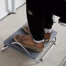 올해브 각도조절 인체공학 튼튼 책상 발받침대, 그레이 48cm*30cm*10cm