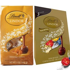 Lindor 카라멜 밀크 초콜릿 트러플스, 1개, 144g