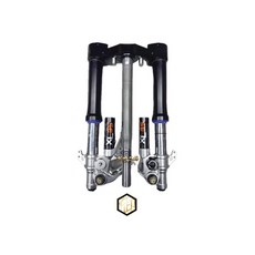 鯊魚工廠 Shark Factory XL35 倒叉 前避震 適用 勁戰 DRG 曼巴 JETS 機車, 1個, 勁戰123代,內管銀 預約價