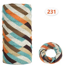 魔術頭巾 仿羊絨 自行車 機車 排汗輕薄透氣 保暖禦寒 親膚舒適 有接縫潮流百搭百變-時尚條紋231【坤騰國際】, 時尚條紋