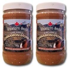 Western Sage 웨스턴세이지 캐나다 천연 계피석청꿀 1kg-2병(캐나다 직배송), 2개, 1kg