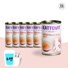 카토빗 드링크 고양이 물 음수량 음료수 간식, 레날 (Renal Drink), 6개