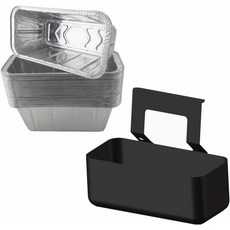 퍼스그릴 프로페셔널 교체용 블랙스톤 그리들 17 22 28 30 36인치 그리스 호일 트레이, BSL13