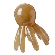문어괄사 쭈꾸미 바디 얼굴 두피 괄사 마사지 빗 마사지기 5color, 두피 안마기 핑크-DM630, 1개