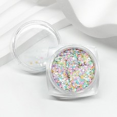 파스텔 미니 별 믹스 스팽글 네일글리터 G-116, 1개