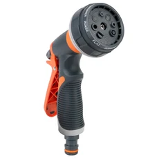 다기능 고압 호스 스프링클러 노즐 스프레이 잔디 급수 조절 가능 휴대용 정원 도구, 01 검정색