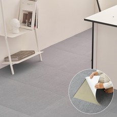 코지블럭 흡착 타일 카페트 논슬립 바닥 매트 10개, 라이트 그레이