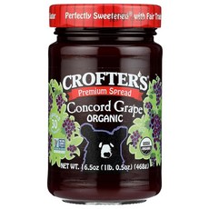 Crofters 콩코드 포도 프리미엄 스프레드 467.8g16.5온스 [호환], Concord grape