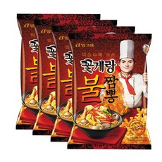 빙그레 꽃게랑 불짬뽕, 70g, 4개