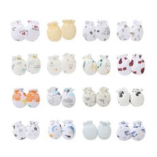 KIDS PARK嬰兒防抓手套2入組，純棉材質，寶寶護手套，柔軟親膚，彈性束口設計