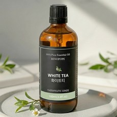 레노포프 천연 에센셜오일 & 블랜딩오일 35종 테라퓨틱등급, 1개, 18.화이트티, 100ml