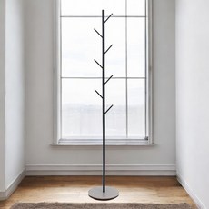 모던 스탠드 옷걸이 블랙 원목옷걸이