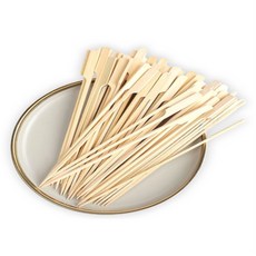 엔픽스유 손잡이 대나무 꼬지 50P 나무꽂이, 소