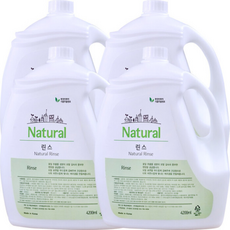 대용량 업소용 내추럴 린스 ( x), 4개, 4.2kg