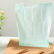 성인용 일회용 턱받이 개별포장 노인용 식사용 환자용 일회용 턱받이 휴대용 앞치마 요양원 위생용 병원, 10p