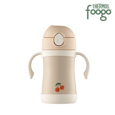 푸고 유아용 프리미엄 뉴트럴 시리즈 빨대컵 TKFE-280, 280ml, 1개, 뉴트럴베이지