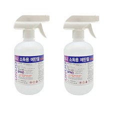 조은 소독용 에탄올 83% 스프레이형 500ml x 2개