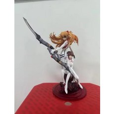 明日香 真希波 雙人物合體 劇場版 場景 模型擺件 盒裝手辦