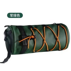 自行車包 防水多功能便攜車管包, 軍綠色【車首包】,24×10, 1個
