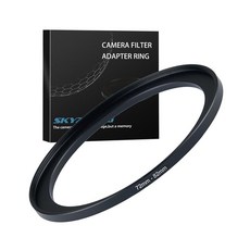58mm ~ 82mm 스텝업 링 필터 어댑터 금속 링 스텝업 링 어댑터 필터 모든 82mm UV CPL ND 렌즈 후드 스레드 렌즈 요법(58mm ~ 82mm)과 호환, 72mm ~ 82mm