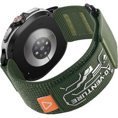갤럭시워치8/8 클래식 호환 스트랩 메탈 밴드 40mm 44mm 47mm, 1개, 에이미 그린  나일론