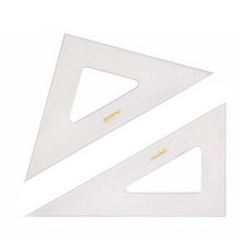 [아트메이트]삼각자 18cm (잉킹용), 1개